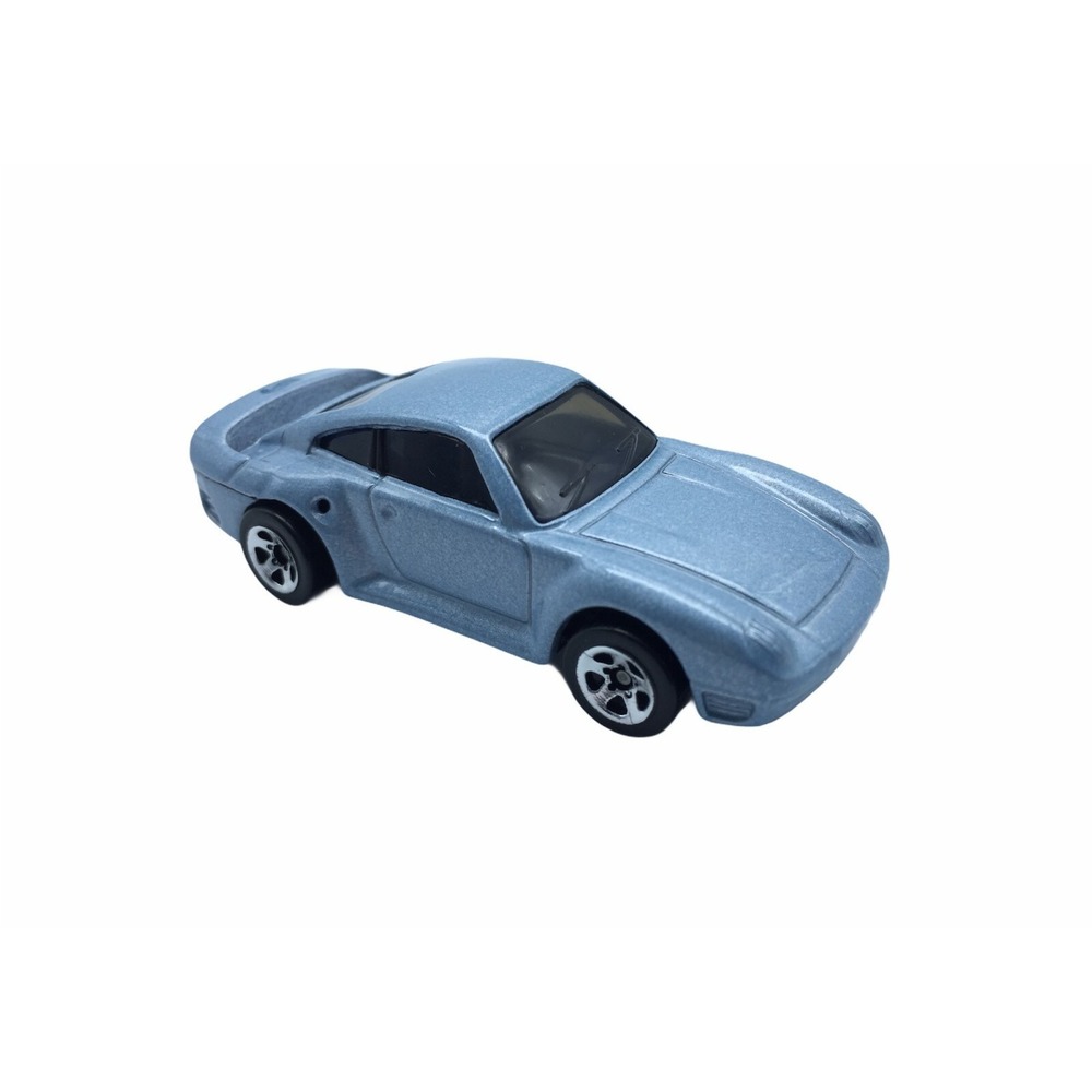 Hot‎ Wheels Porsche 959 Car Light Blue 5 Spoke Wheels Die Cast 1/64 Scale Loose
